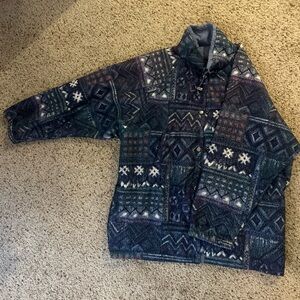 Vintage ski fleece Jacket ski